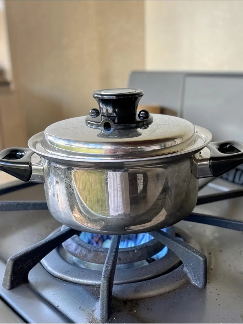 Vintage Health Craft Multi-Ply Stainless Steel Pot w/ Vented Lid 2 QT